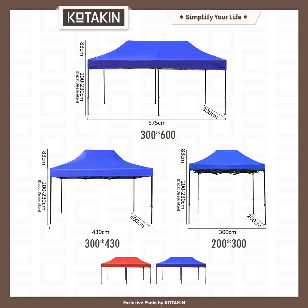 Tenda Jualan Lipat Bazar Lapak Outdoor